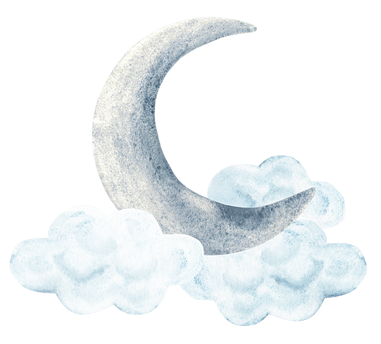 moon and clouds