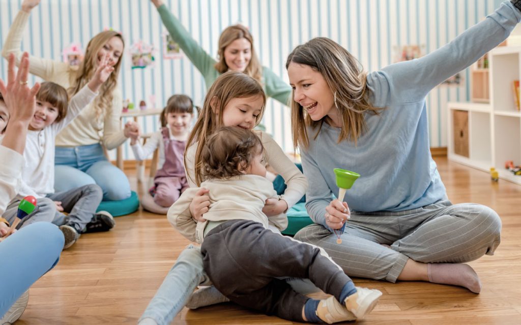 children in a social group